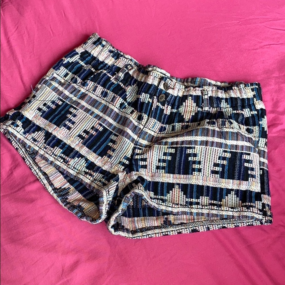 Abstract Print Shorts